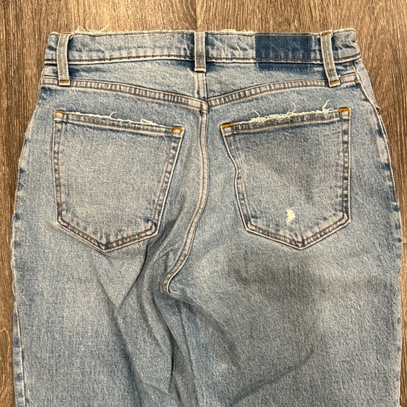 Abercrombie & Fitch Women's Straight Leg Jeans - Light Blue - Picture 5 of 5